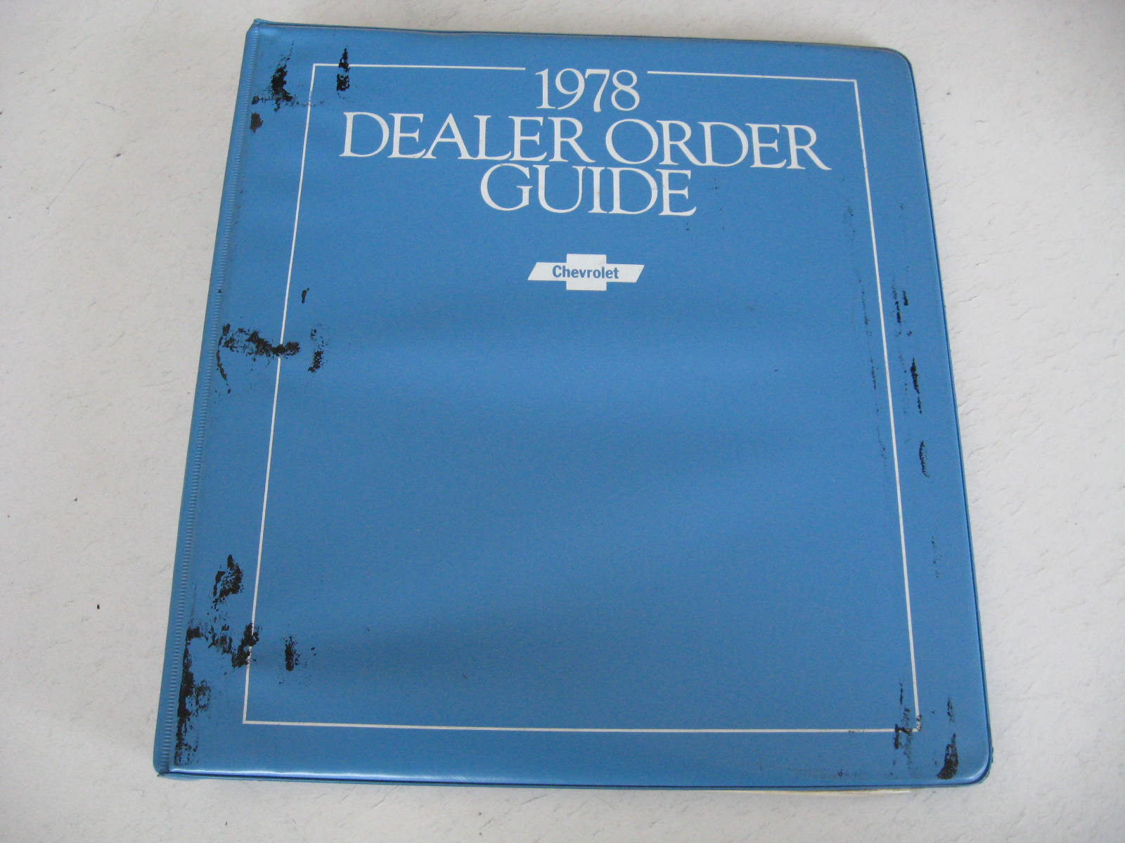 1978 Chevrolet Dealer Order Guide