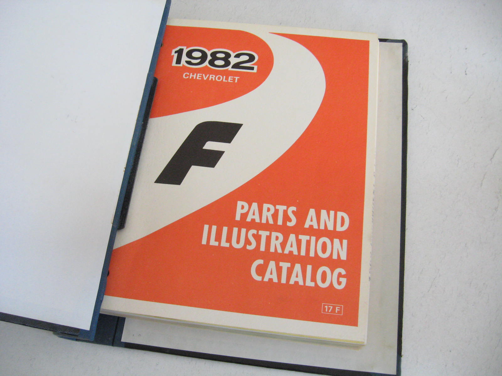 1982 Chevrolet Parts and Illustration Catalog F Camaro
