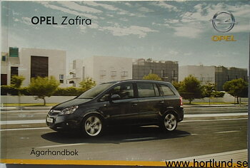 2009 Opel Zafira Handbok