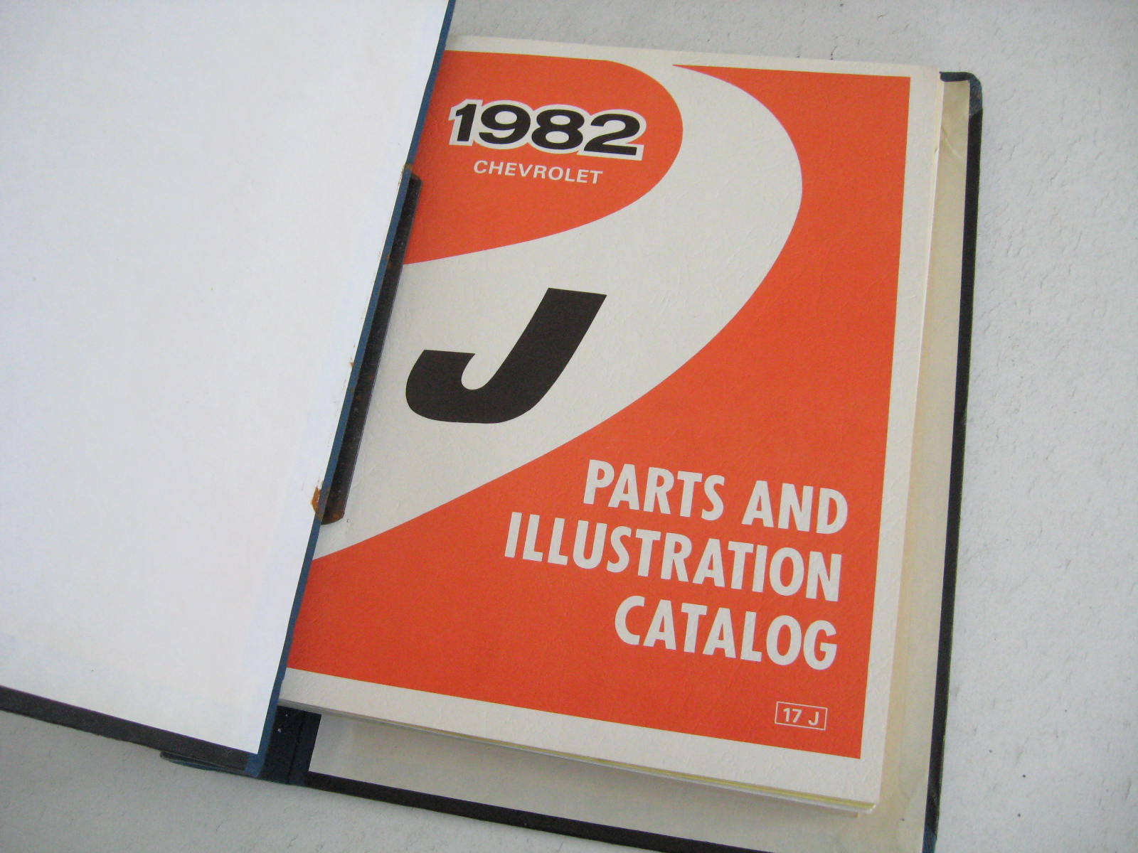 1982 Chevrolet Parts and Illustration Catalog J Cavalier