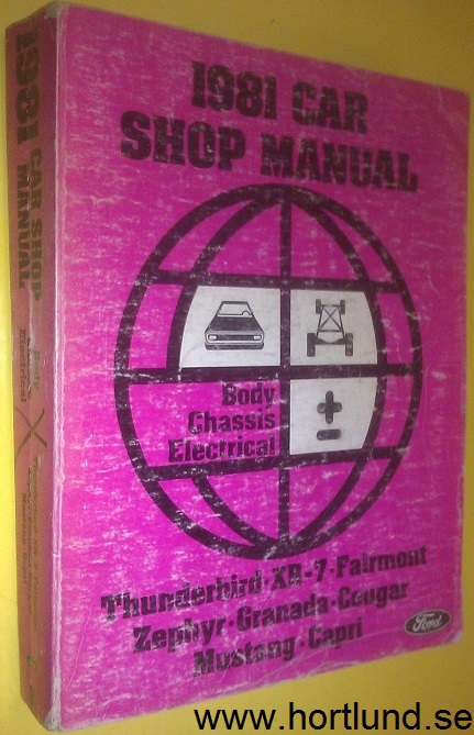 1981 Ford och Mercury Shop Manual Vol B