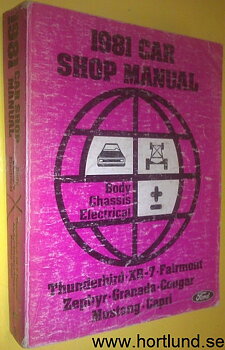 1981 Ford och Mercury Shop Manual Vol B