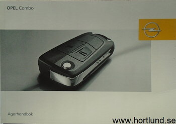 2009 Opel Combo Handbok