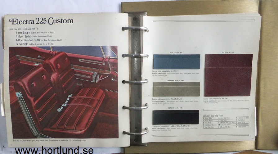 1968 Buick Color & Trim Dealer Album - 4