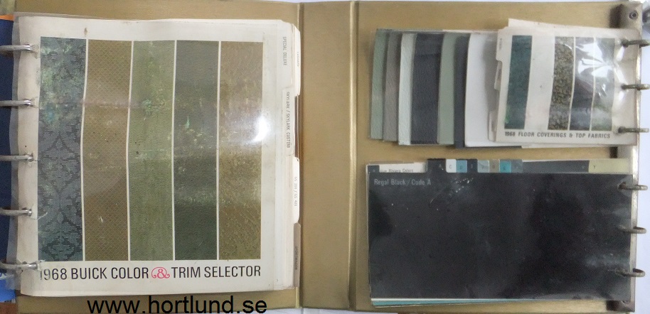 1968 Buick Color & Trim Dealer Album - 2