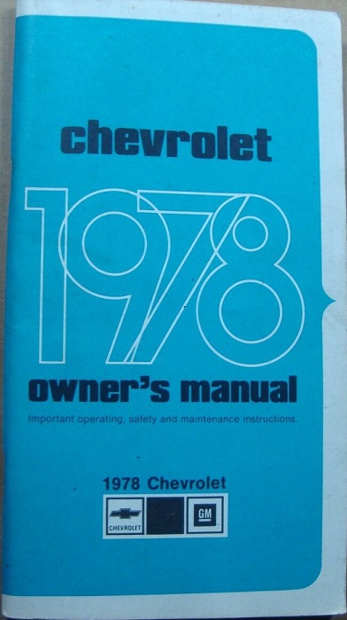1978 Chevrolet Caprice & Impala Owners Manual