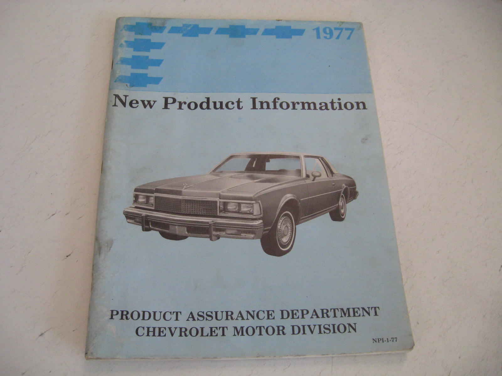 1977 Chevrolet New Product Information