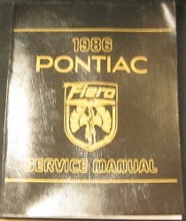 1986 Pontiac Fiero Service Manual
