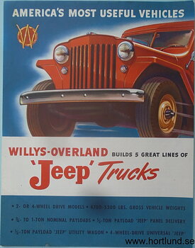 1948 Jeep Trucks broschyr
