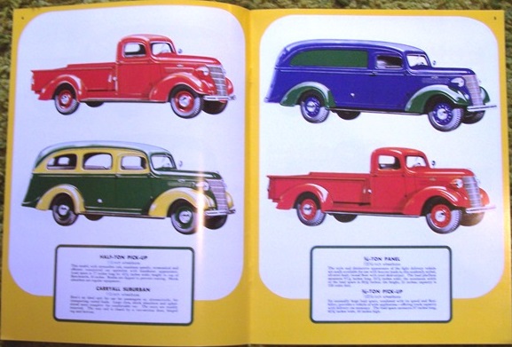 1938 Chevrolet Trucks broschyr - 2
