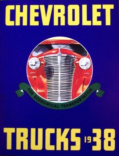 1938 Chevrolet Trucks broschyr