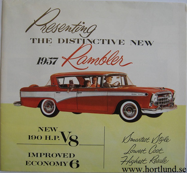 1957 Rambler broschyr Presenting The Distinctive New... 