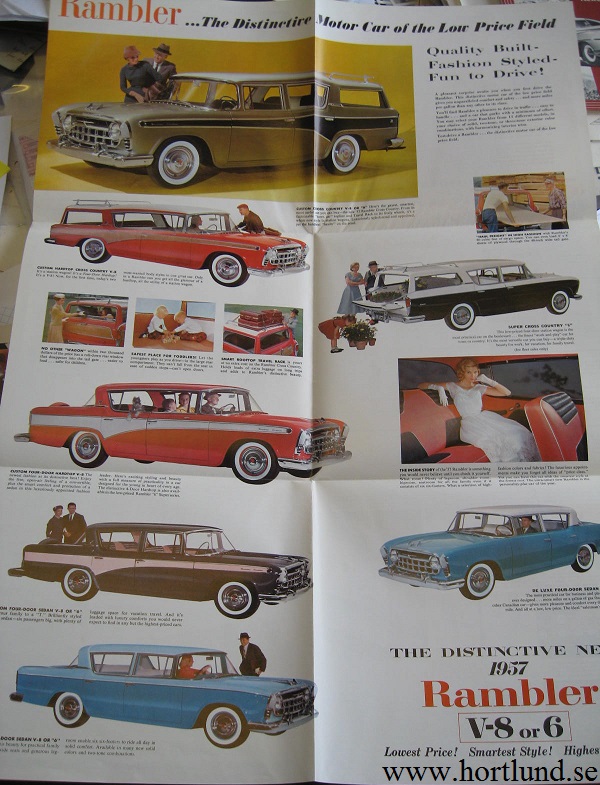 1957 Rambler broschyr Presenting The Distinctive New...  - 2