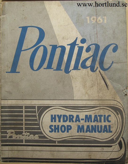 1961 Pontiac Hydra-Matic Shop Manual