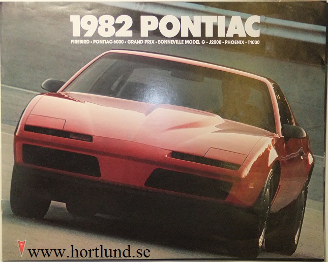1982 Pontiac broschyr alla modeller