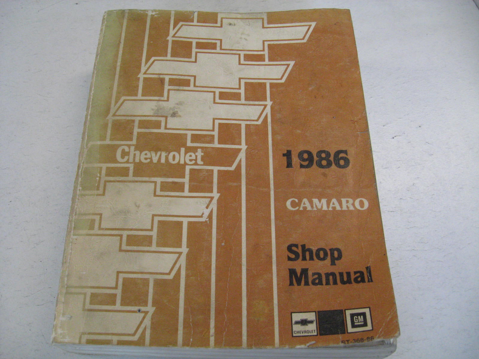 1986 Chevrolet Shop Manual Camaro