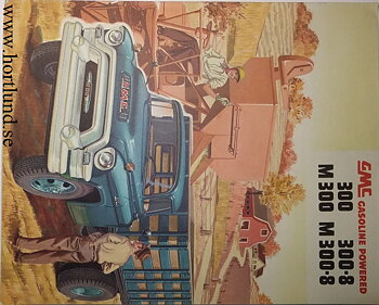 1955 GMC 300 300-8 M300 M300-8 Truck Broschyr