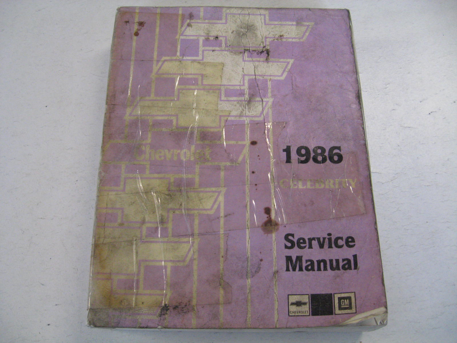 1986 Chevrolet Service Manual Celebrity