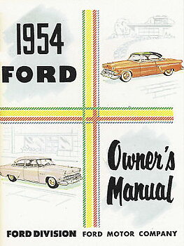 1954 Ford Owner's Manual