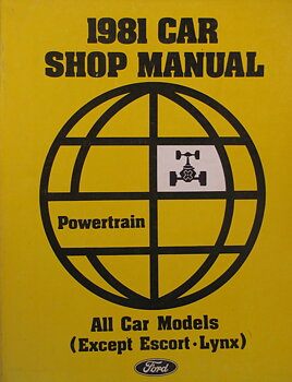 1981 Ford, Mercury, Lincoln Shop Manual Vol D