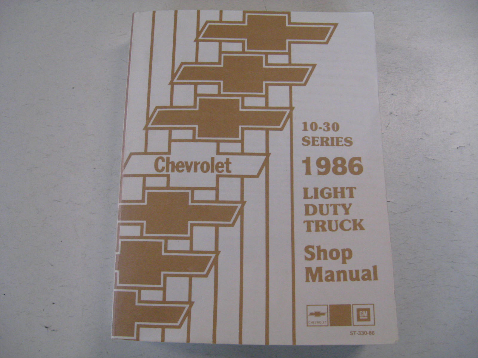 1986 Chevrolet Truck Series 10-30 Light Duty Truck Shop Manual
