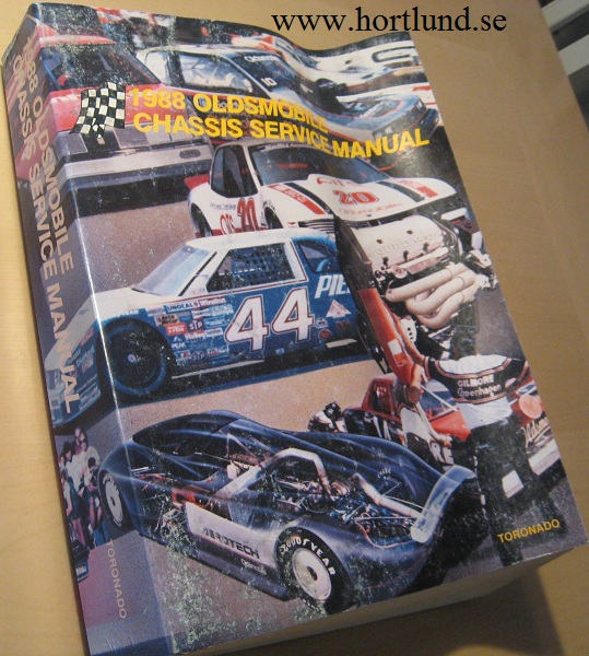 1988 Oldsmobile  Toronado Chassis Service Manual