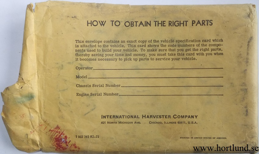 1979 International Scout Owner's Manual Set - 4