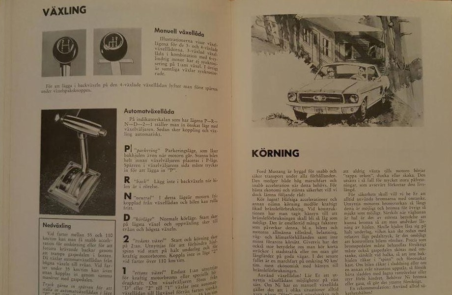 1967 Ford Mustang Instruktionsbok svensk - 4