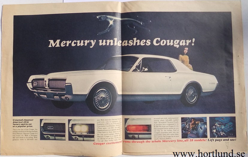 1967 Mercury alla mod broschyr folder - 3