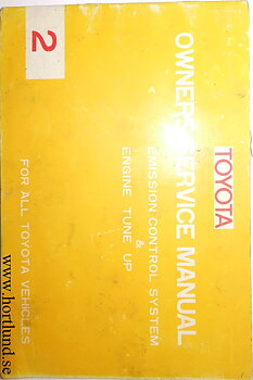 1973 Toyota Owners Service Manual alla modeller