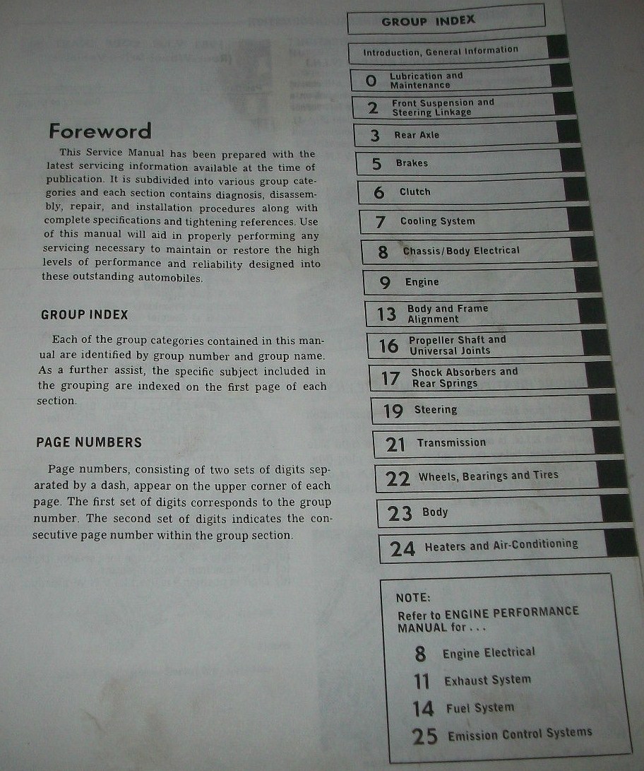1981 Imperial Chrysler Dodge Plymouth Chassis Body Electrical Service Manual - 2
