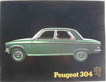1971 Peugeot 304 broschyr