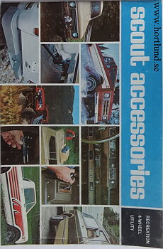 1979 International Scout Accessories broschyr