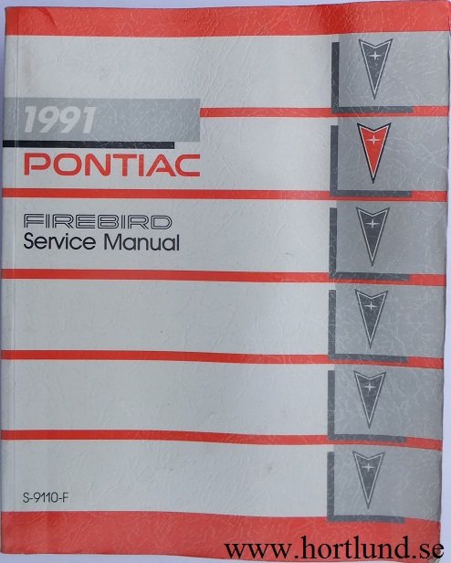 1991 Pontiac Firebird Service Manual