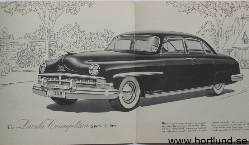1950 Lincoln Cosmopolitan broschyr, Nothing could be... - 2