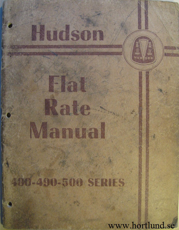 1948 - 1950 Hudson Flat Rate Manual