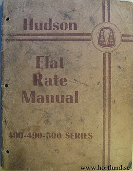 1948 - 1950 Hudson Flat Rate Manual