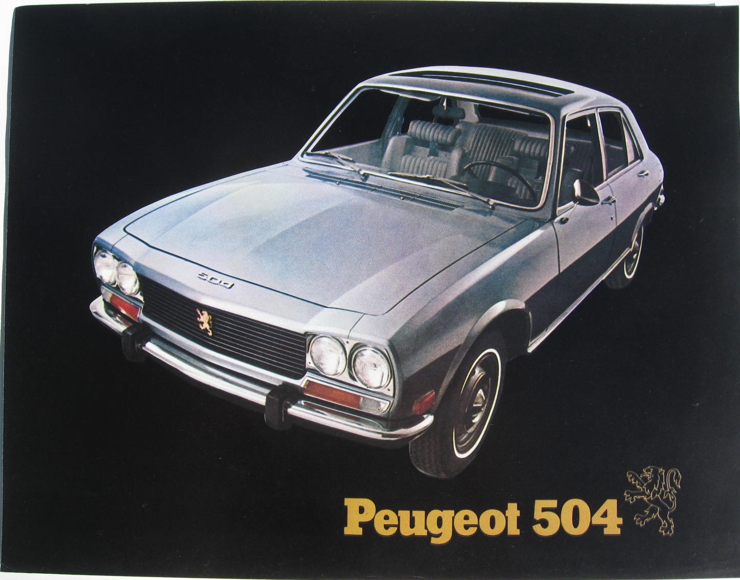 1971 Peugeot 504 broschyr