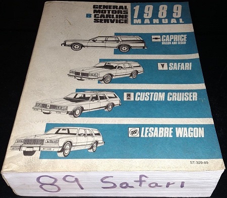 1989 Chevrolet Pontiac Buick Oldsmobile Wagons Service Manual Även Caprice Sedan