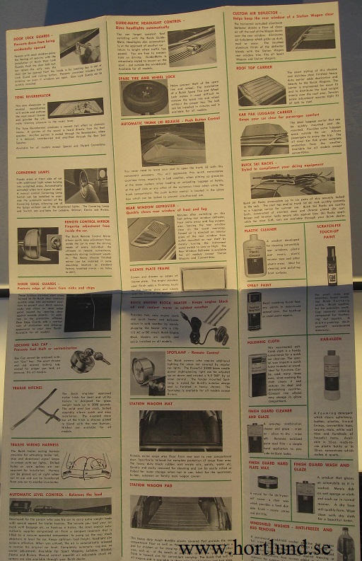 1964 Buick Approved Accessories Tillbehörsbroschyr - 2