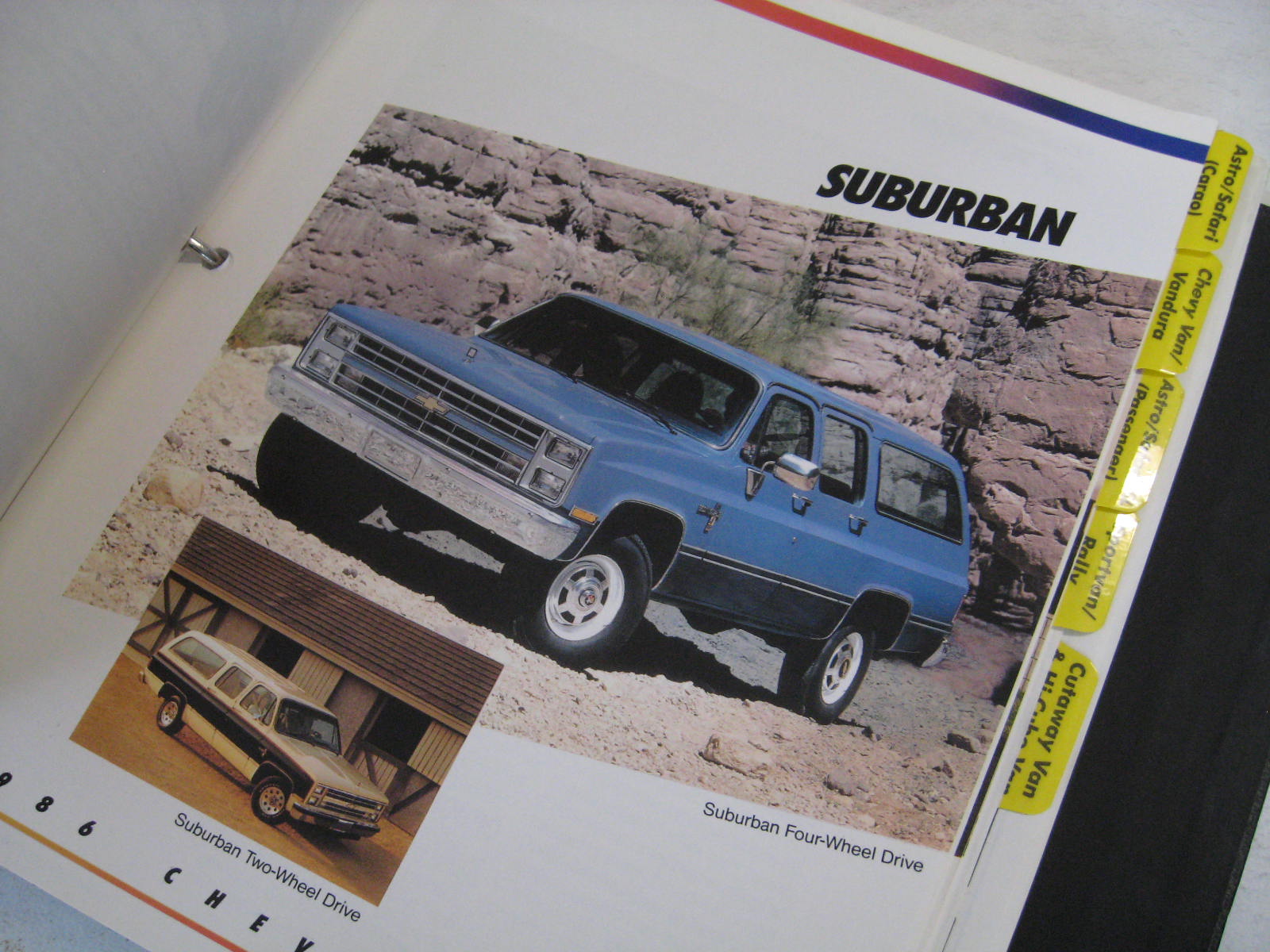 1986 Chevrolet Light Duty Truck Facts Book - 2