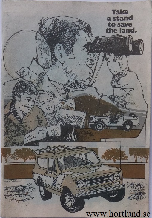 1979 International broschyr Take a stand to save the land.