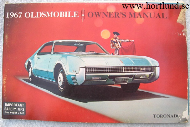 1967 Oldsmobile Toronado Owner's Manual