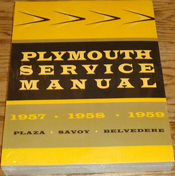1957-1959 Plymouth Service Manual