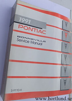 1991 Pontiac Bonneville Service Manual