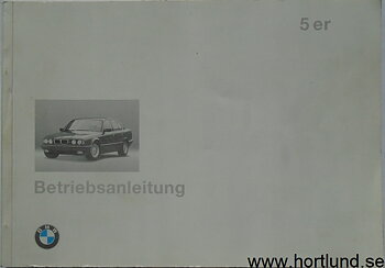 1995 BMW 5 er Betriebsanleitung