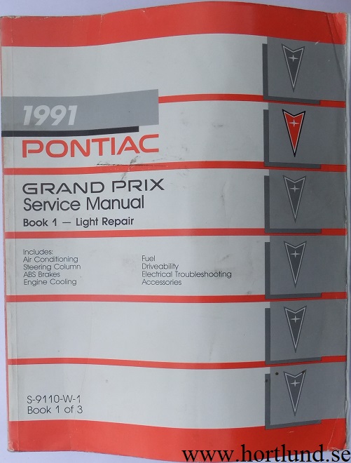 1991 Pontiac Grand Prix Service Manual - 2