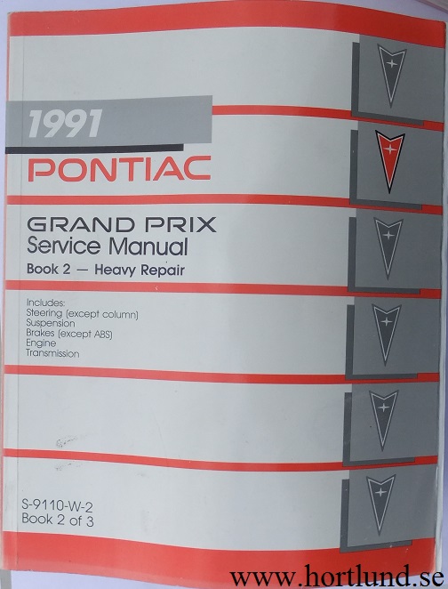 1991 Pontiac Grand Prix Service Manual - 3