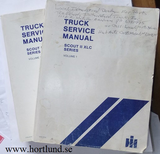 1978 - 1980 International Scout II XLC Service Manual