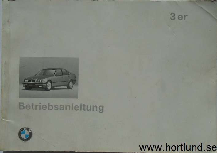 1996 BMW 3 er Betriebsanleitung